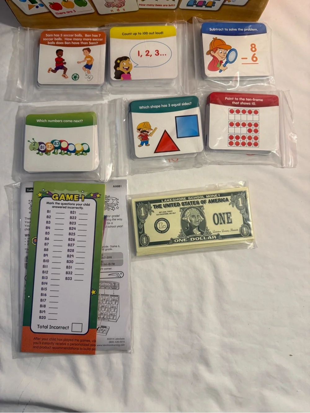 Lakeshore Are You Ready for 1st Grade? Game Show - Orange Educational Toy
